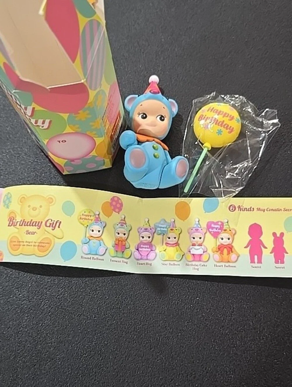 Sonny Angel Birthday Gift Bear Mini Figurw